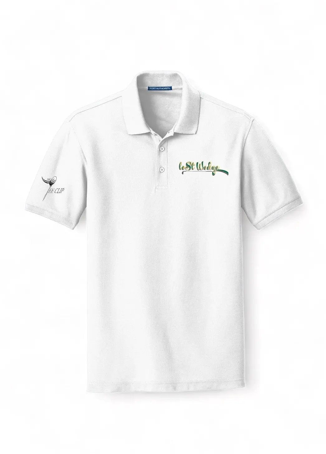Lost Wedge™ Ladies Core Blend Pique Polo White Lost Wedge™