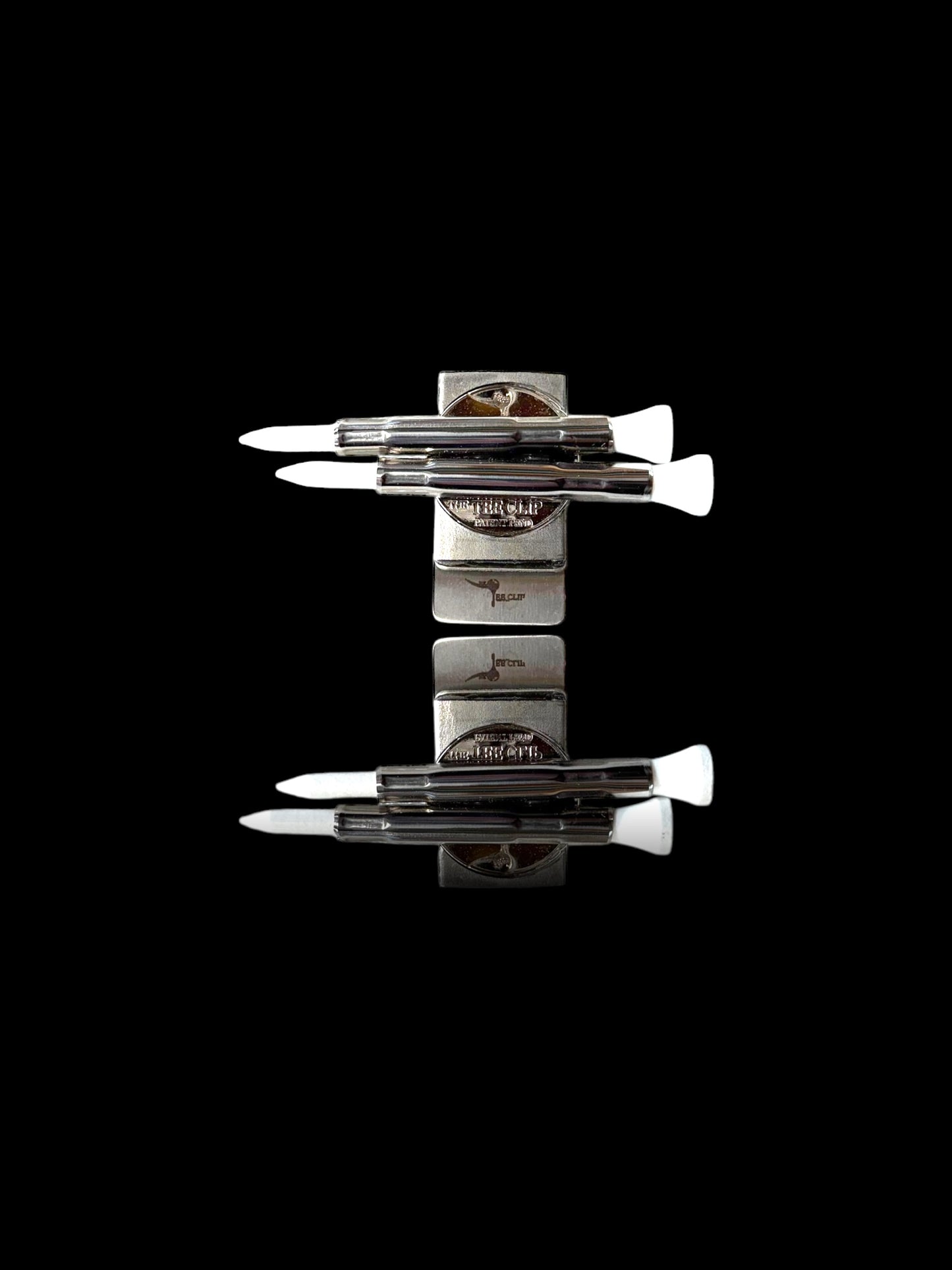 The Tee Clip® Hip Clip™: USA Made | Magnetic Golf Tee Holder for Belt Or Waist | Holds The Tee Clip™ | Double Barrels for 2 Tees, Ball Marker, Putting Alignment Tool, Divot Fixer