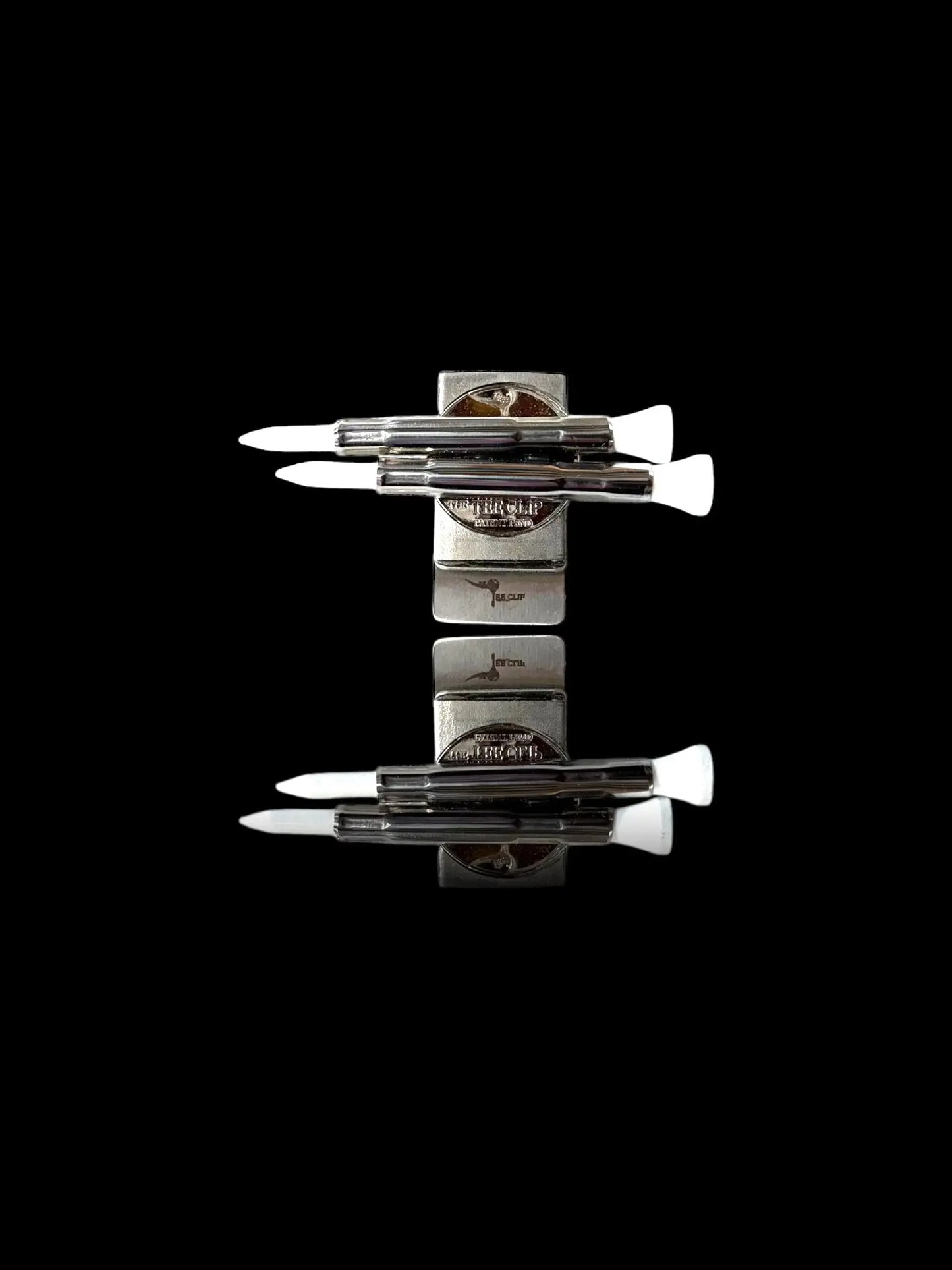 The Tee Clip® Hip Clip™: USA Made | Magnetic Golf Tee Holder for Belt Or Waist | Holds The Tee Clip™ | Double Barrels for 2 Tees, Ball Marker, Putting Alignment Tool, Divot Fixer Lost Wedge™