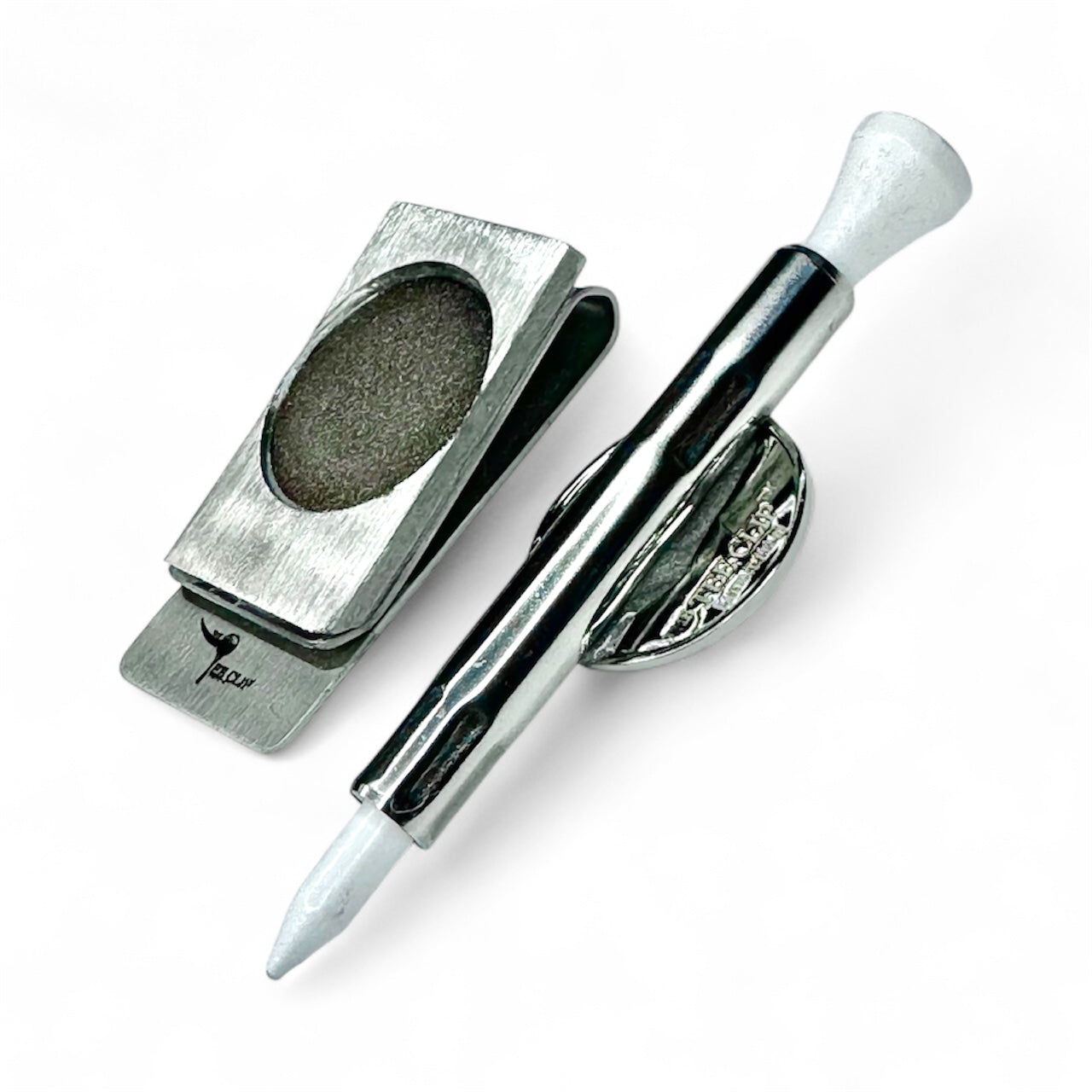 The Tee Clip® Hip Clip MINI™: USA Made | Magnetic Golf Tee Holder for Belt Or Waist | Holds The Tee Clip® MINI™ | Single Barrel for 1 Tees, Ball Marker, Putting Alignment Tool, Divot Fixer
