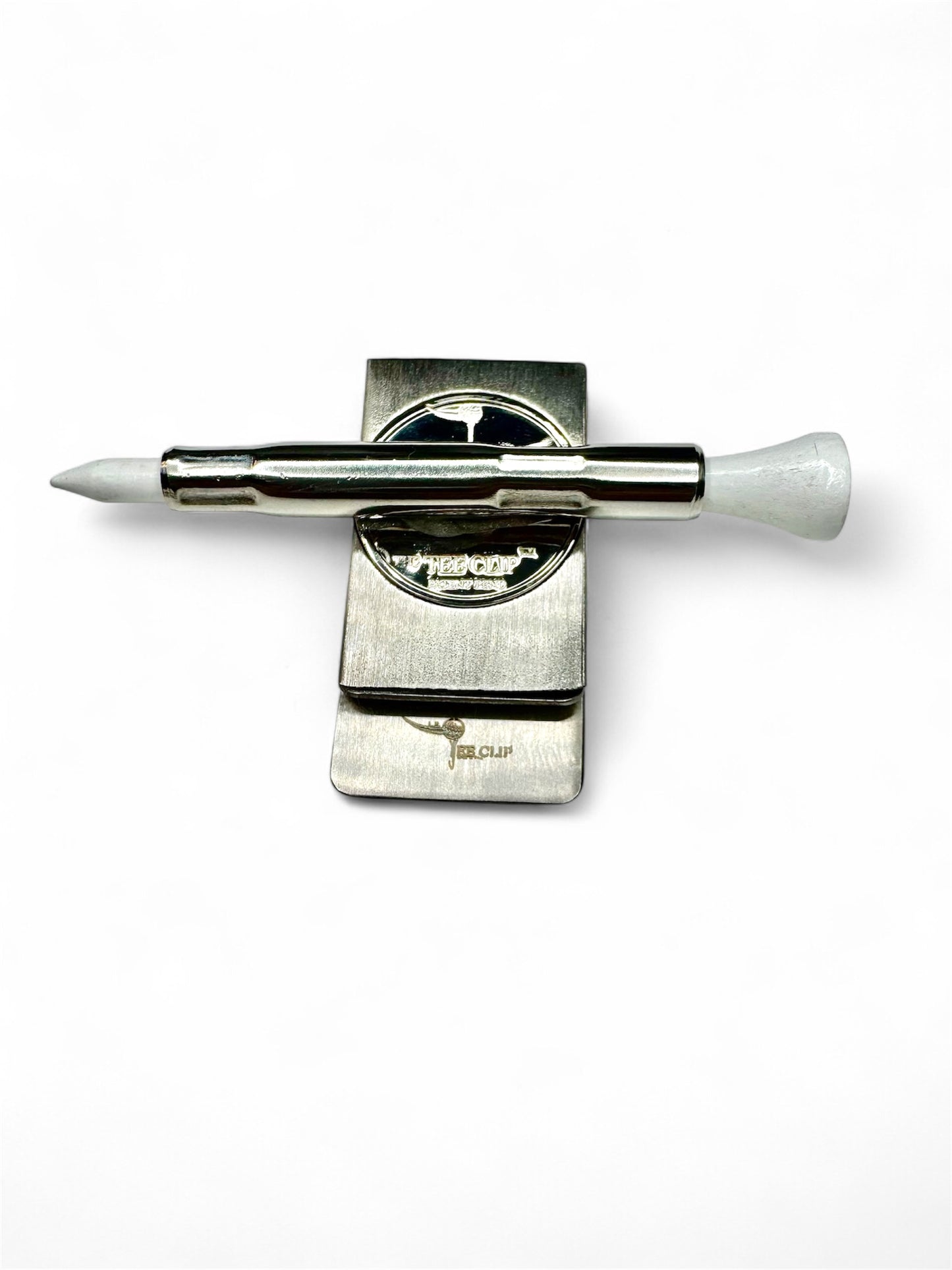 The Tee Clip® Hip Clip MINI™: USA Made | Magnetic Golf Tee Holder for Belt Or Waist | Holds The Tee Clip® MINI™ | Single Barrel for 1 Tees, Ball Marker, Putting Alignment Tool, Divot Fixer