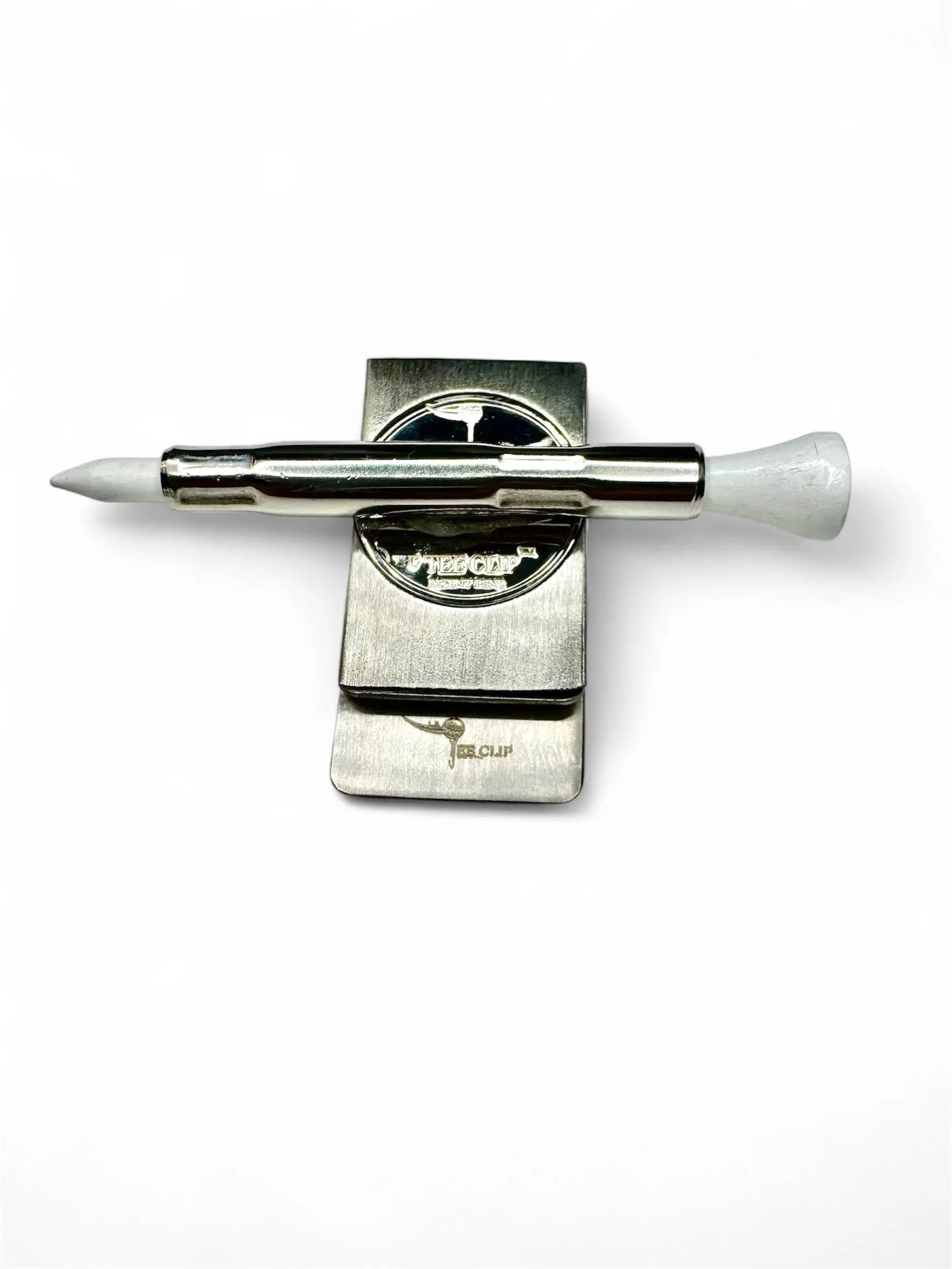 The Tee Clip® Hip Clip MINI™: USA Made | Magnetic Golf Tee Holder for Belt Or Waist | Holds The Tee Clip® MINI™ | Single Barrel for 1 Tees, Ball Marker, Putting Alignment Tool, Divot Fixer Lost Wedge™