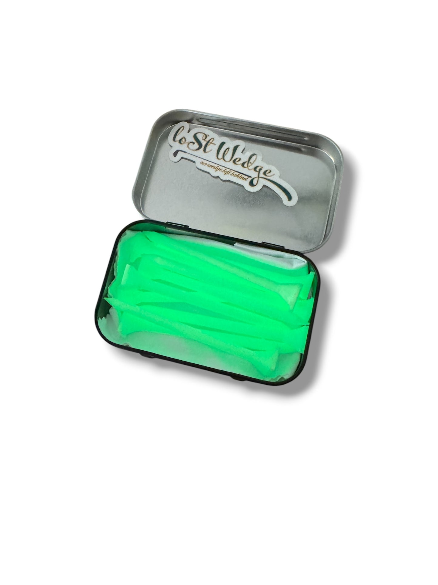 Limited Edition - 10PK Glow In The Dark 3D Printed Plastic Tees w/ Limited Edition Collectible Tin
