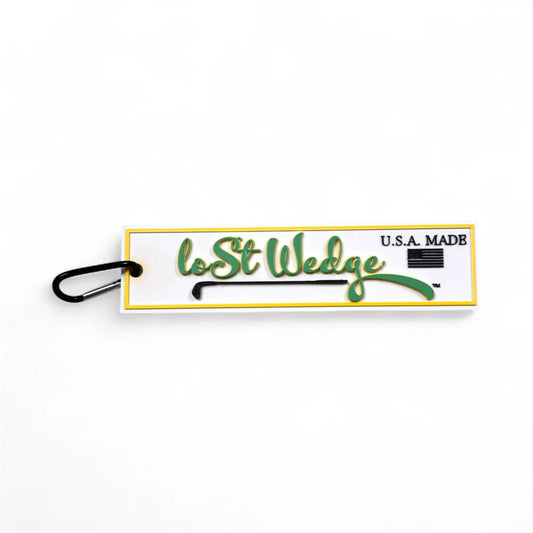 Lost Wedge™ Official Golf Bag Hang Tag – Premium USA-Made Swag