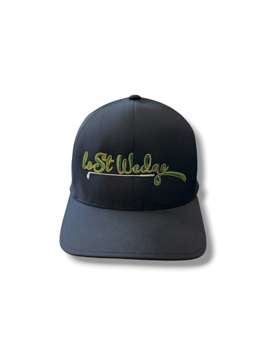 Lost Wedge™ Official Logo Performance Golf Hat Black Lost Wedge™