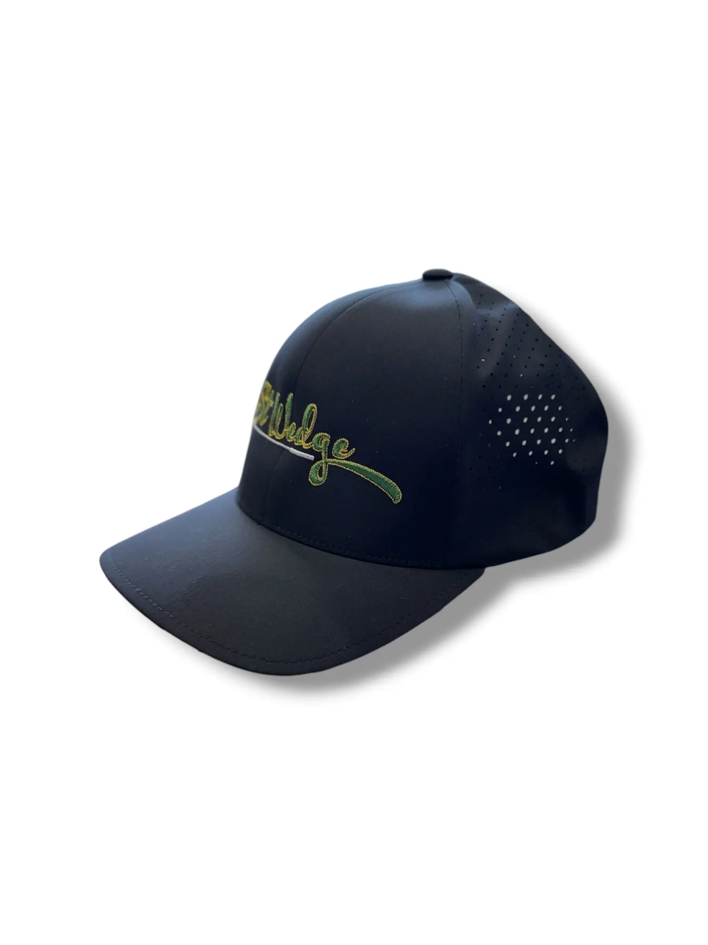 Lost Wedge™ Official Logo Performance Golf Hat Black Lost Wedge™