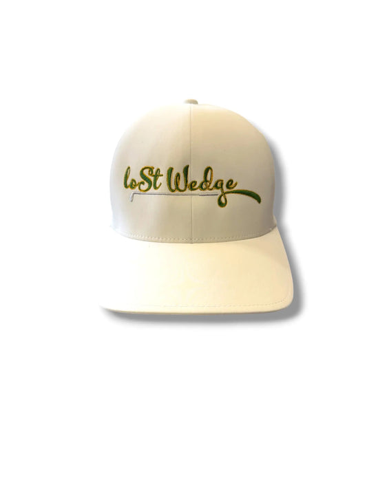Lost Wedge™ Official Logo Performance Golf Hat White My Store