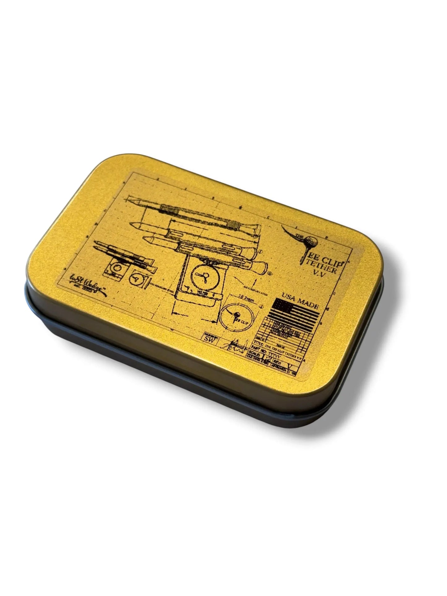PREORDER: The Tee Clip® Tether V.V – Patent Pending Belt & Waistband Golf Tee Holder The Tee Clip