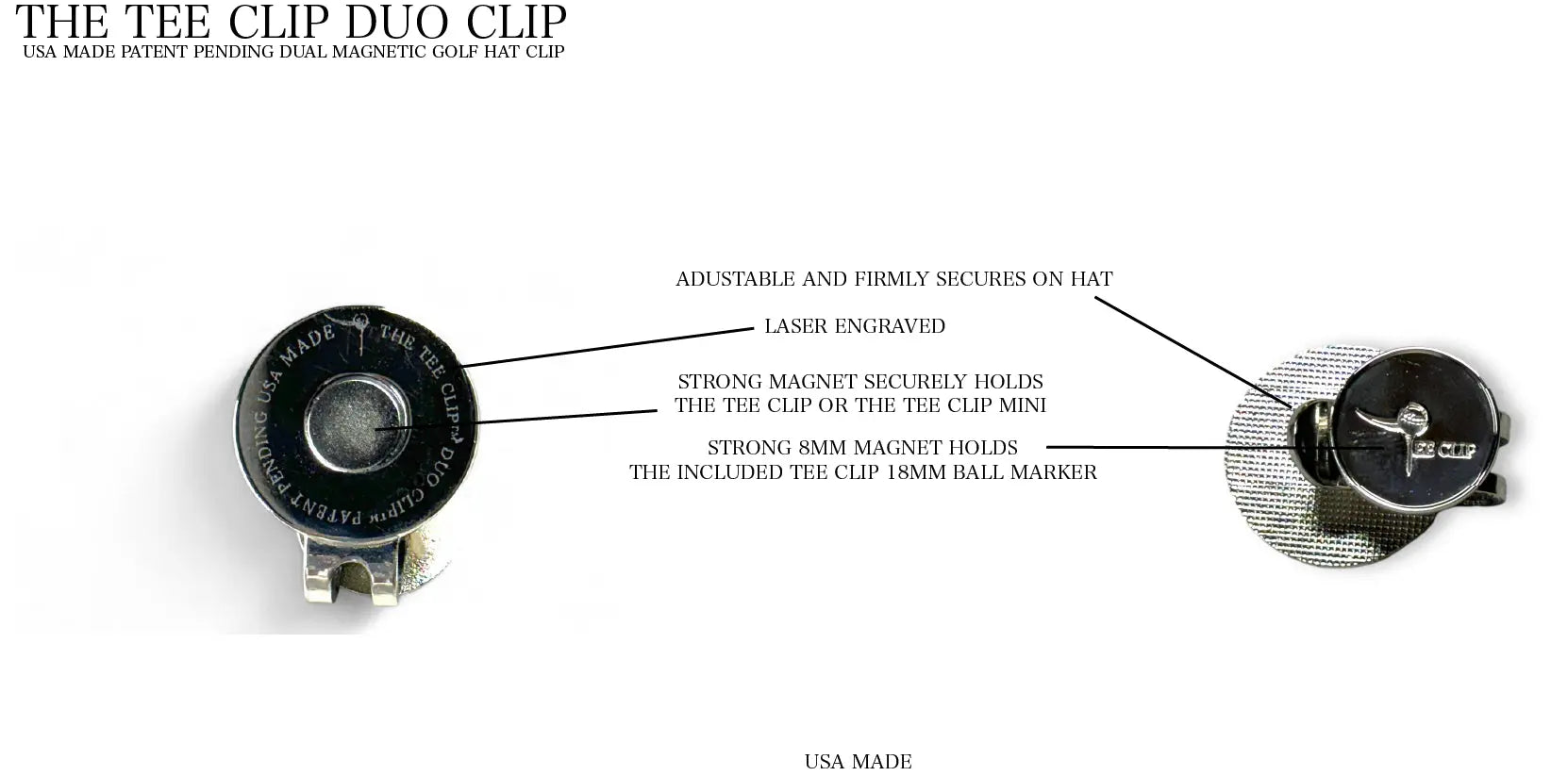 The Tee Clip® Duo Clip™ Lost Wedge™